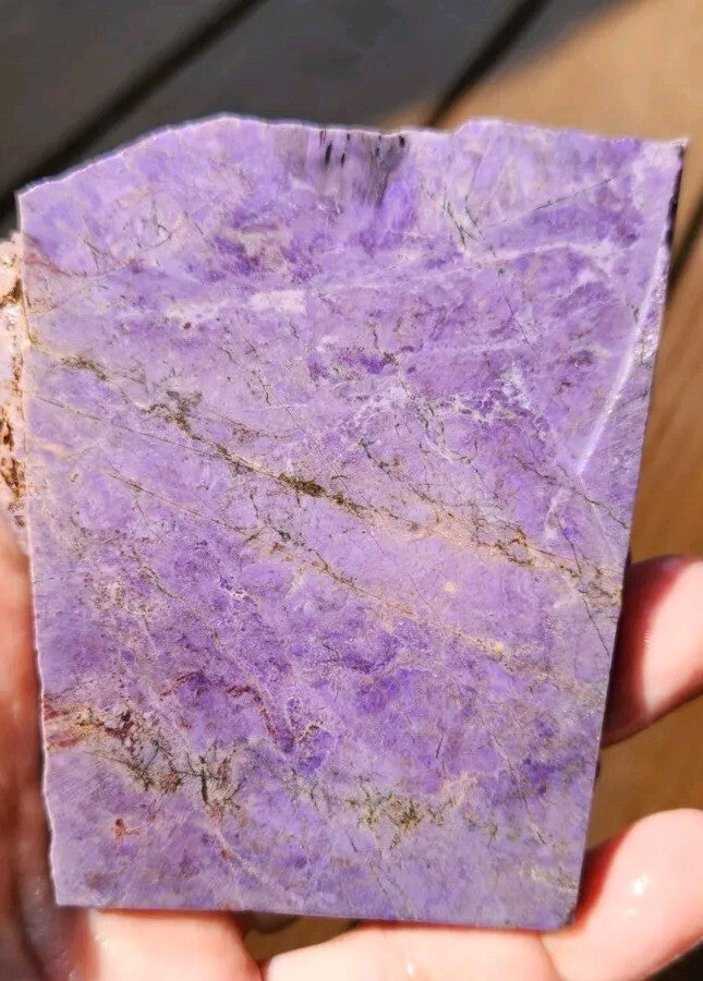 150g Turkish Purple Jadeite Jade Slab