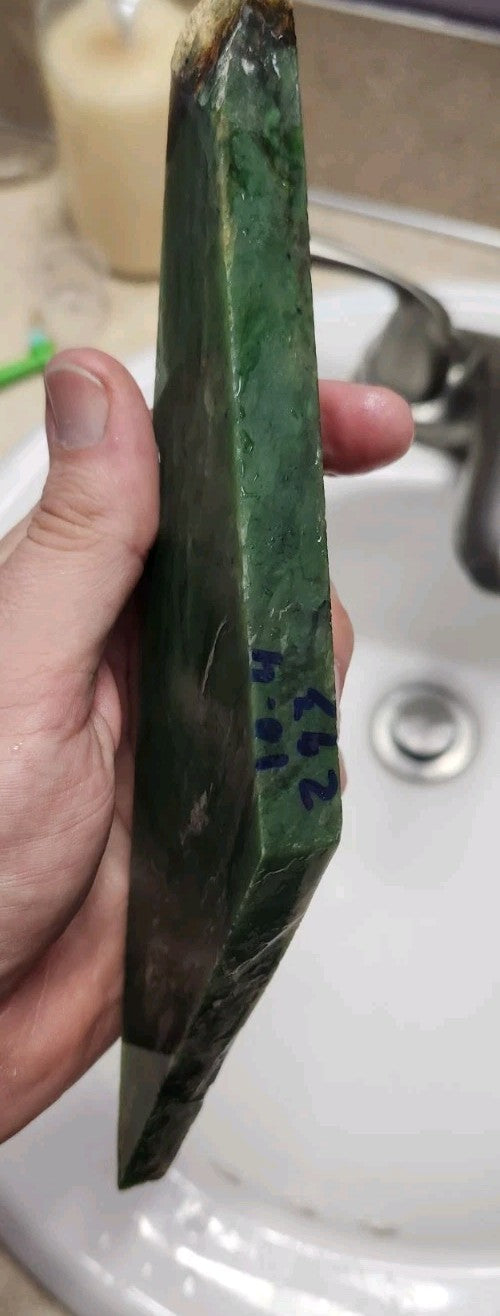 10.4oz Slab Indonesian Nephrite Jade