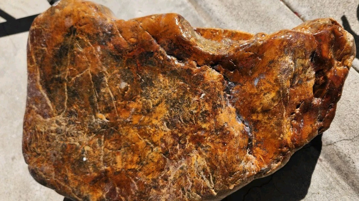 95lb White Mutton Fat Jade Boulder Nephrite