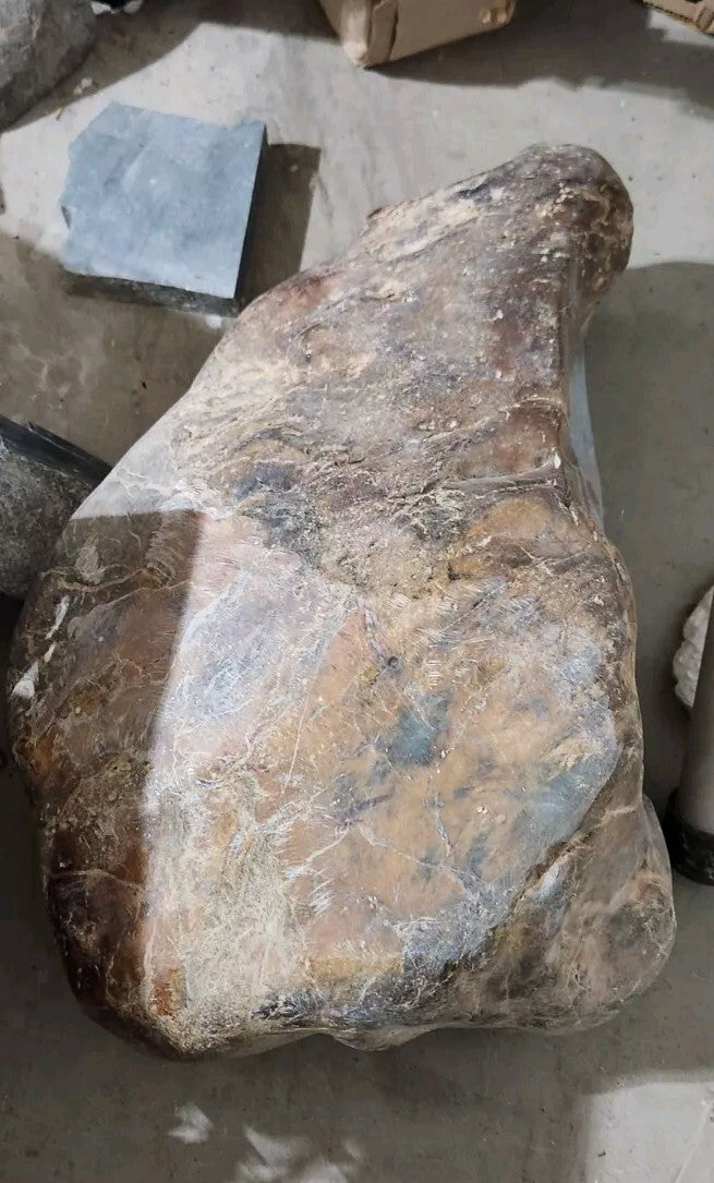 95lb White Mutton Fat Jade Boulder Nephrite