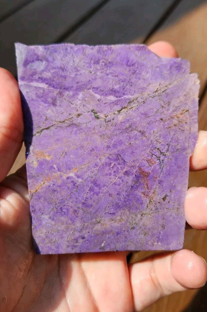 150g Turkish Purple Jadeite Jade Slab
