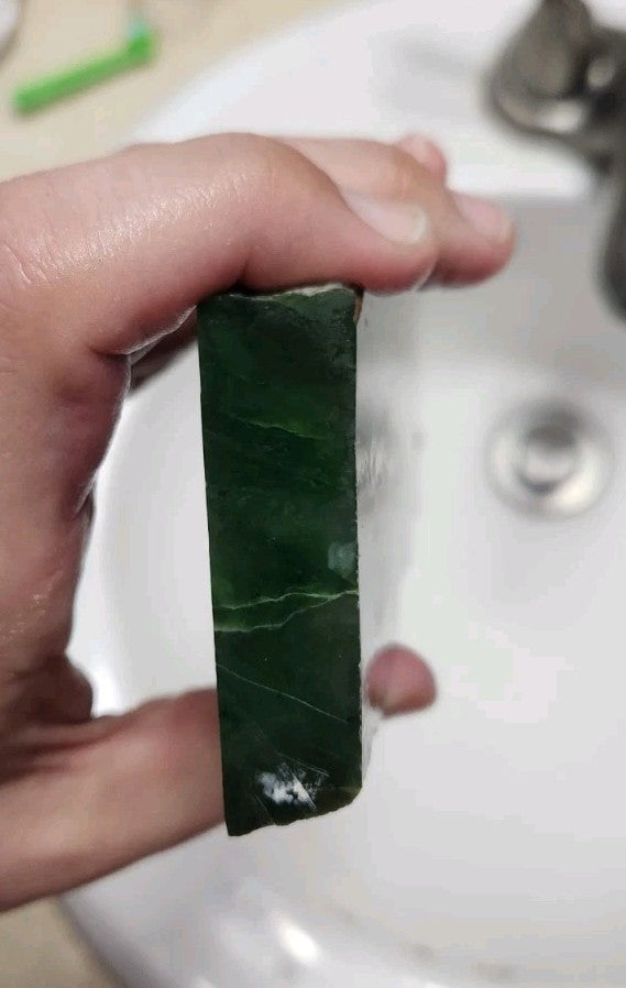 1lb 8oz 684g Indonesian Nephrite Jade Slab