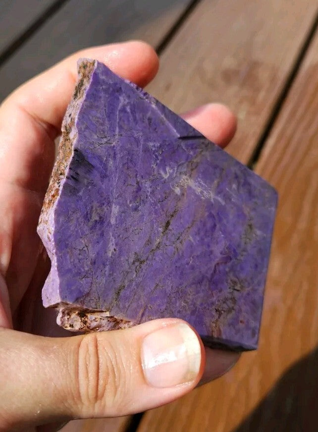 150g Turkish Purple Jadeite Jade Slab