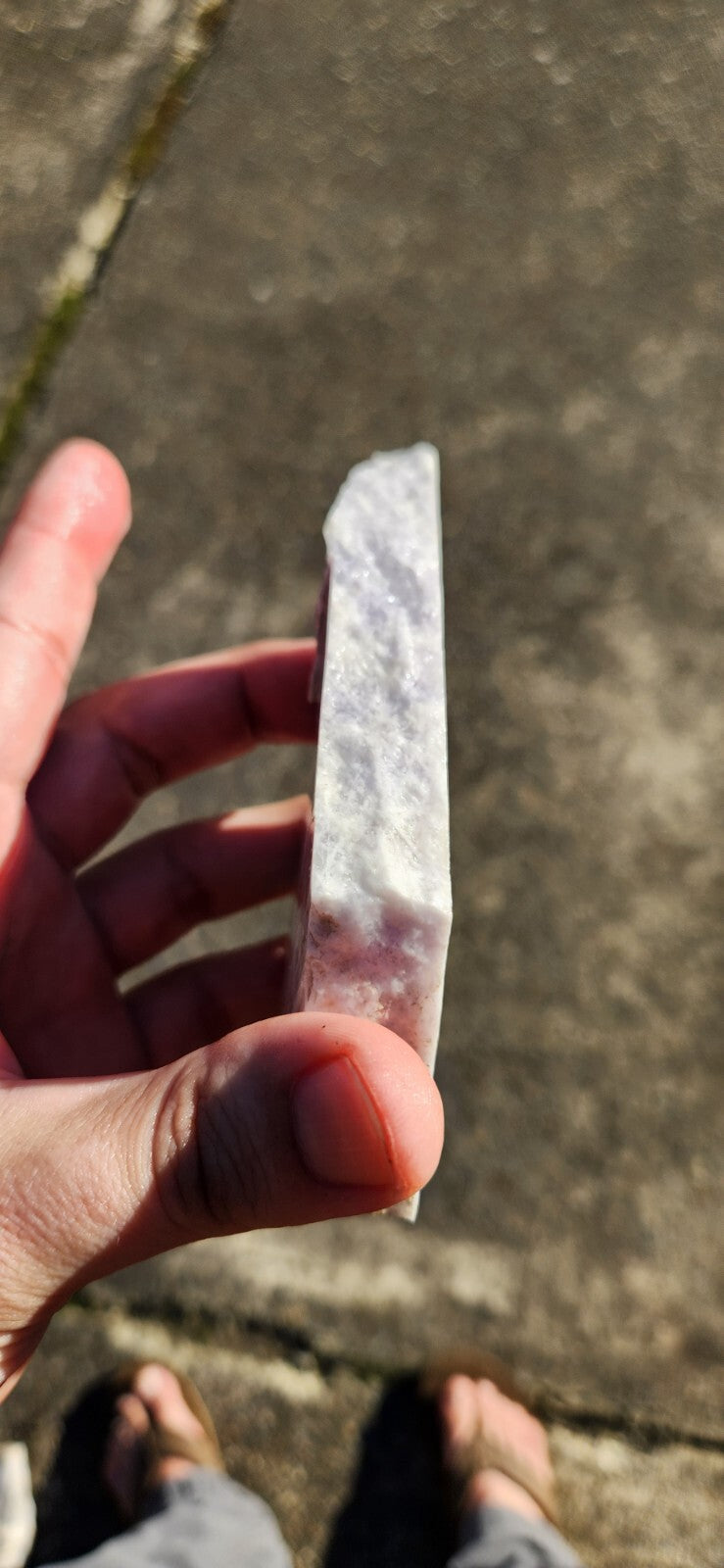 259g Lilac Guatemala Jadeite Jade Lapidary Rough Slab