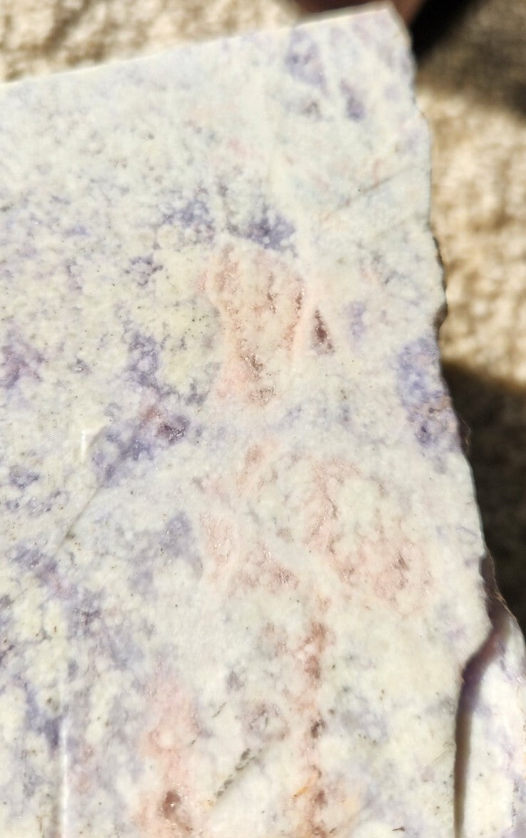 12.68lb Guatemala Lilac Purple Jadeite Jade Rough Carving Lapidary Block