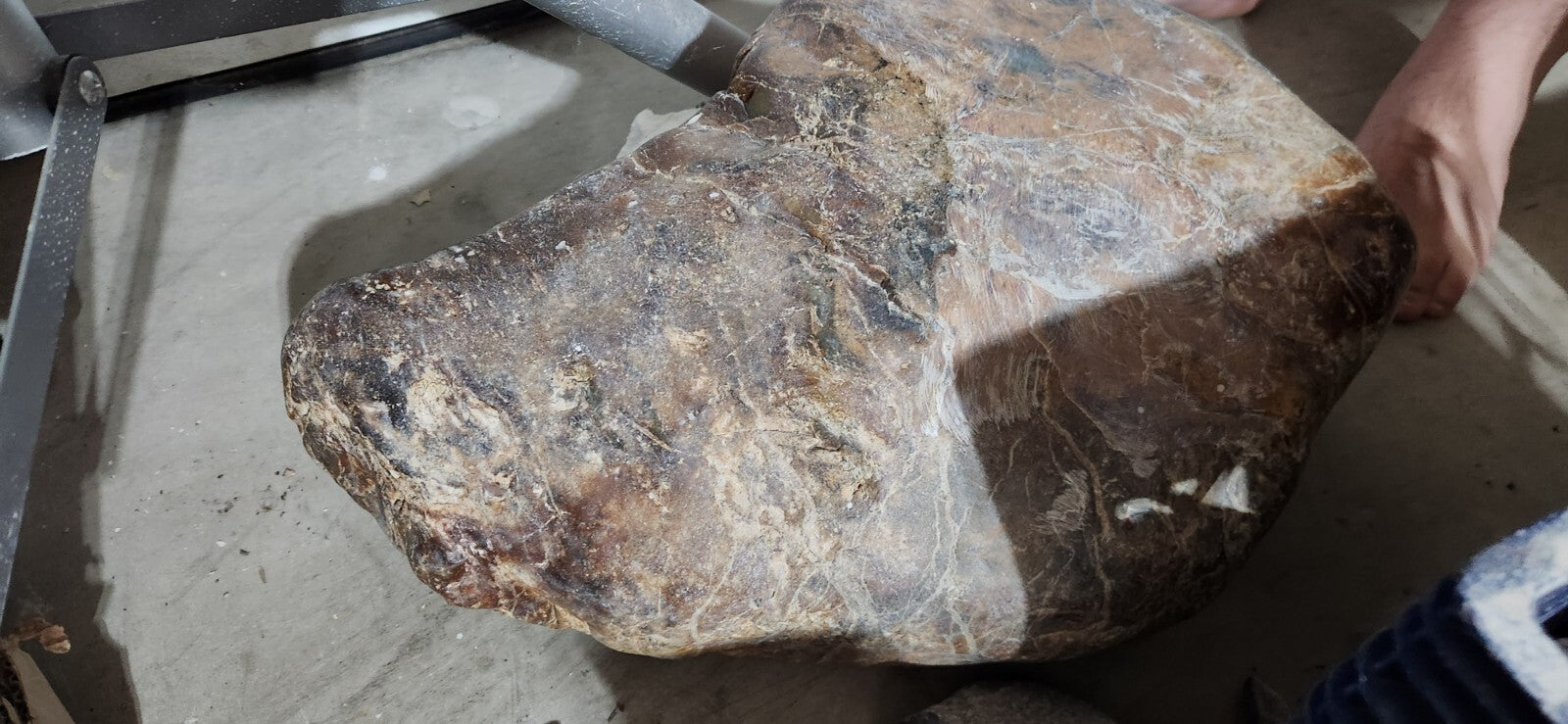 95lb White Mutton Fat Jade Boulder Nephrite