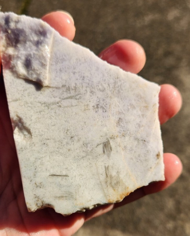 259g Lilac Guatemala Jadeite Jade Lapidary Rough Slab