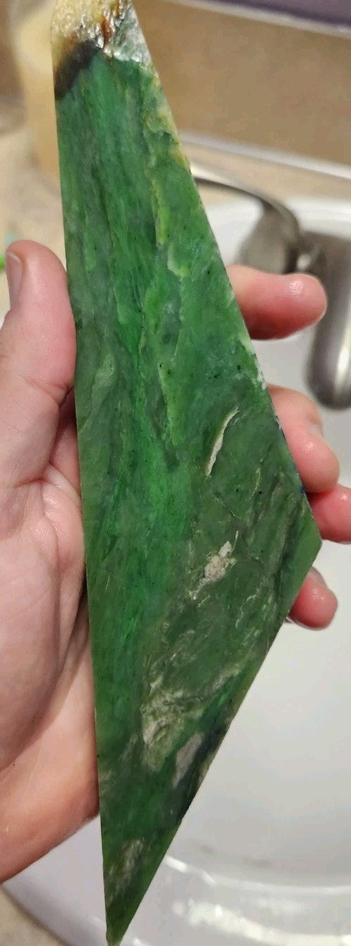 10.4oz Slab Indonesian Nephrite Jade