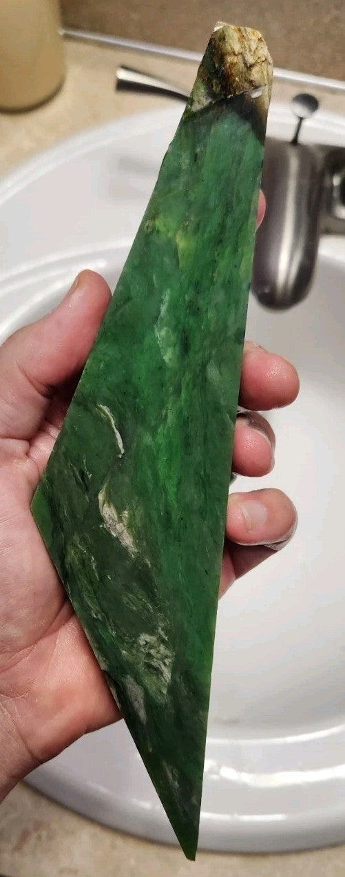 10.8oz Slab Indonesian Nephrite Jade