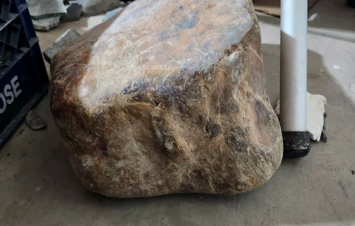 95lb White Mutton Fat Jade Boulder Nephrite