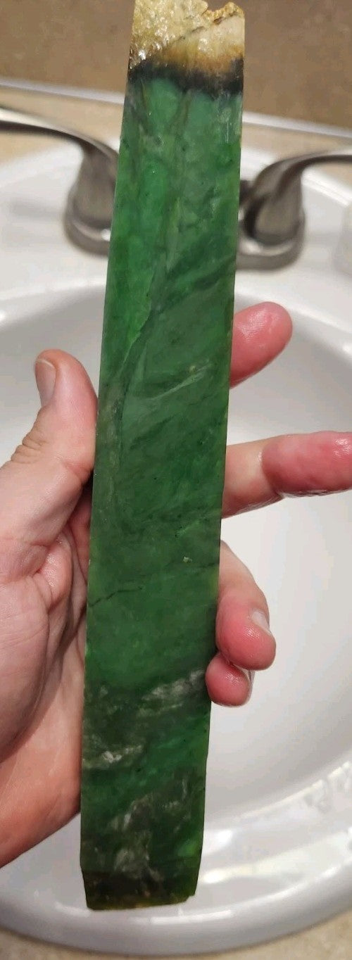 11.8oz Slab Indonesian Nephrite Jade