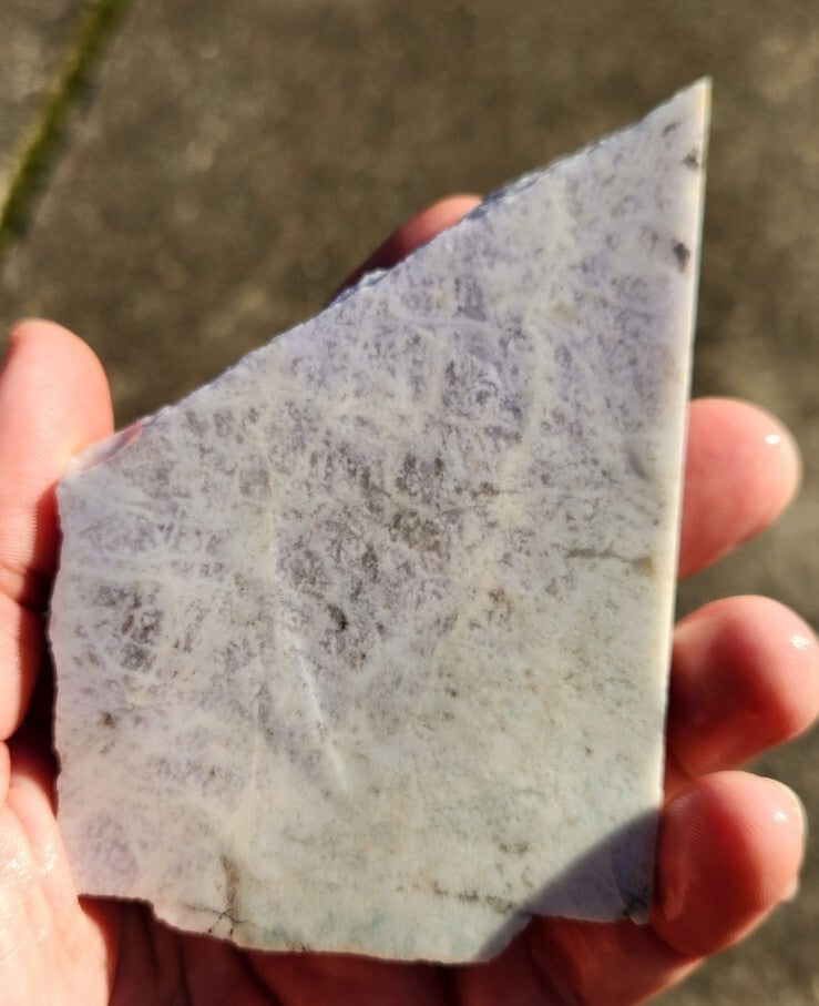 259g Lilac Guatemala Jadeite Jade Lapidary Rough Slab