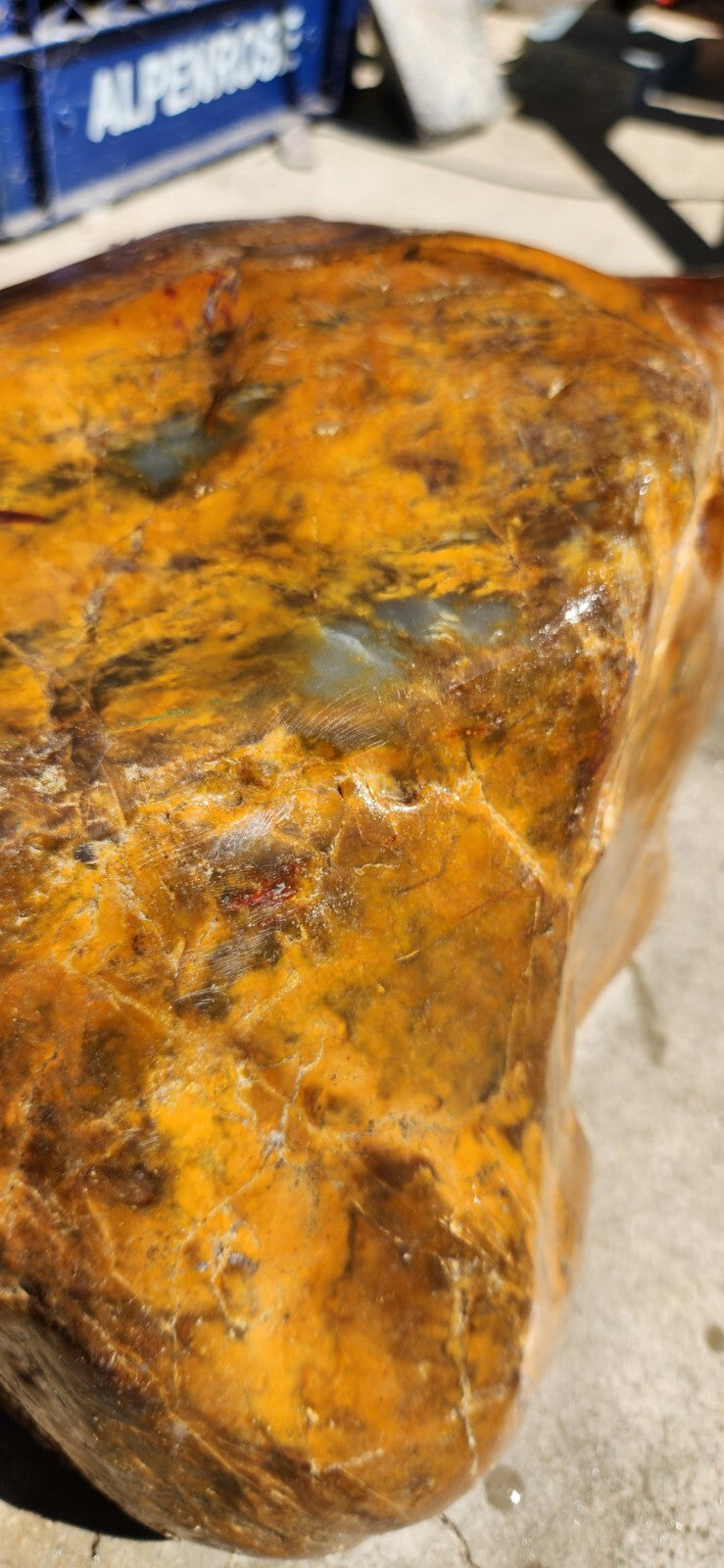 95lb White Mutton Fat Jade Boulder Nephrite