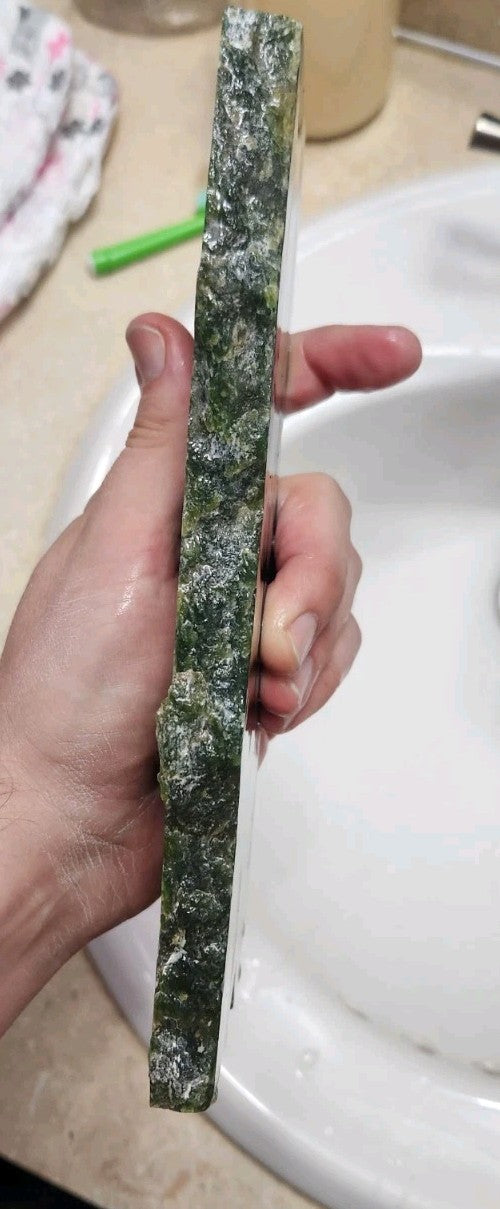 1lb 8oz 684g Indonesian Nephrite Jade Slab