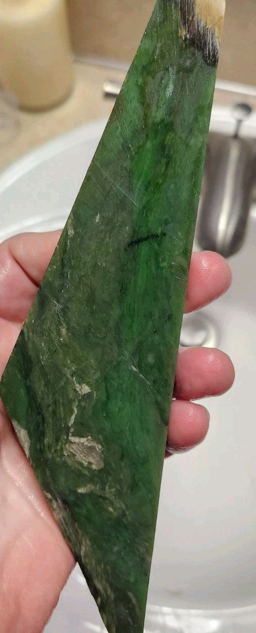 10.4oz Slab Indonesian Nephrite Jade
