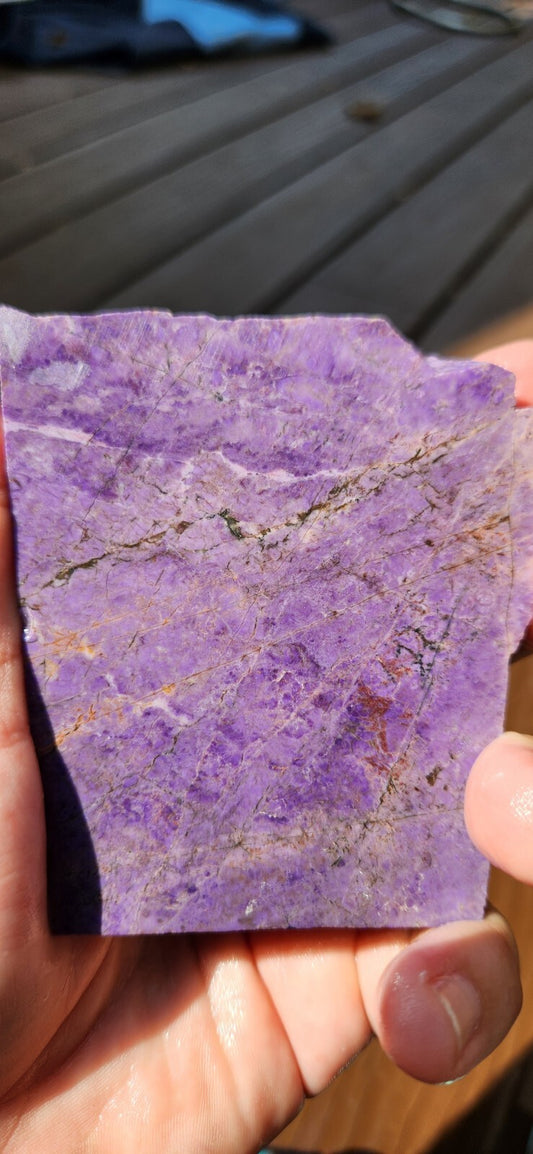 150g Turkish Purple Jadeite Jade Slab