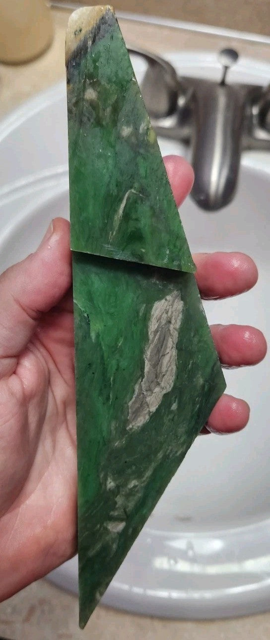 10.8oz Slab Indonesian Nephrite Jade