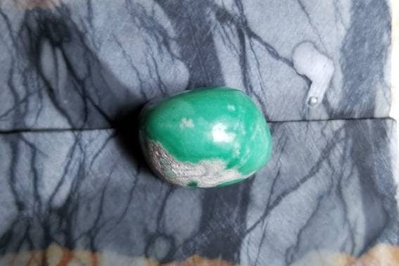 36.4ct high domed lucin variscite cabochon