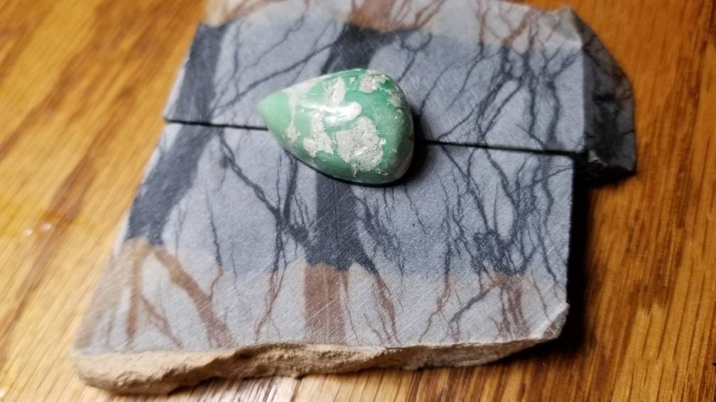 27ct lucin variscite cabochon