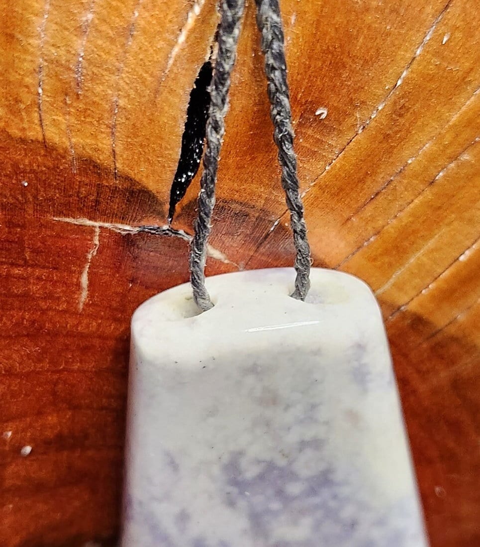 Guatemala Lilac jadeite jade toki style adjustable pendant