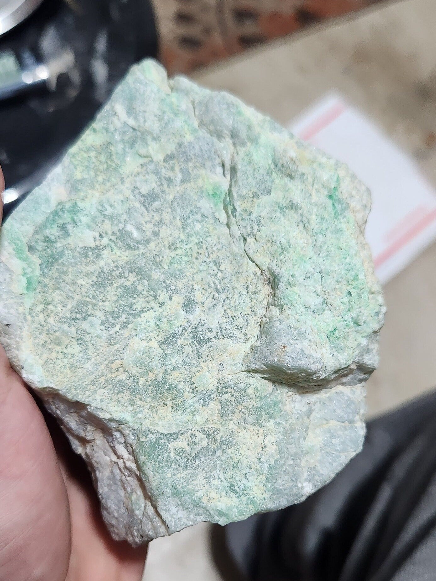 RARE: 3.25 lbs Guatemala moss and snow jadeite rough carving lapidary stone