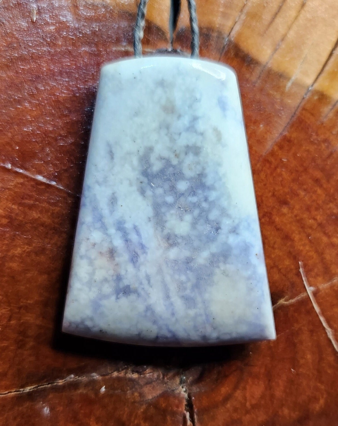 Guatemala Lilac jadeite jade toki style adjustable pendant