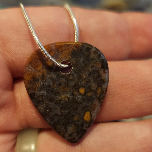 3mm turkish agate sharp style guitar pick