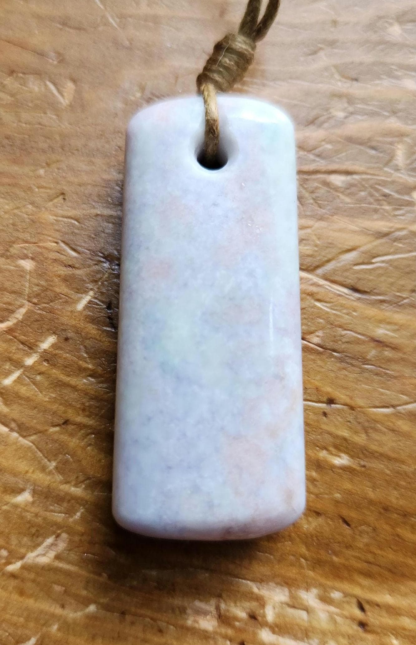 Guatemala rainbow lilac jadeite pendant