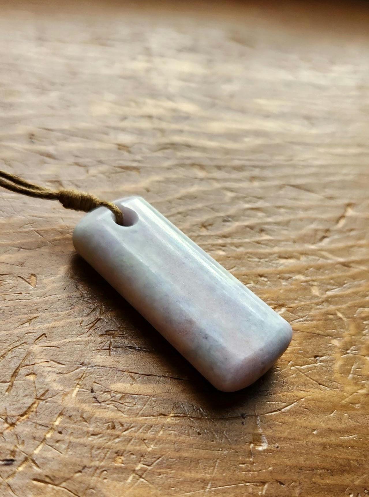 Guatemala rainbow lilac jadeite pendant