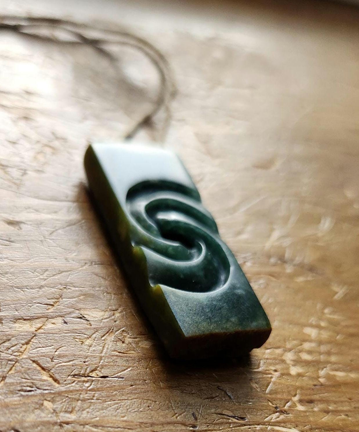 Guatemala princessa olmec blue jadeite live edge galaxy blackhole/whitehole pendant